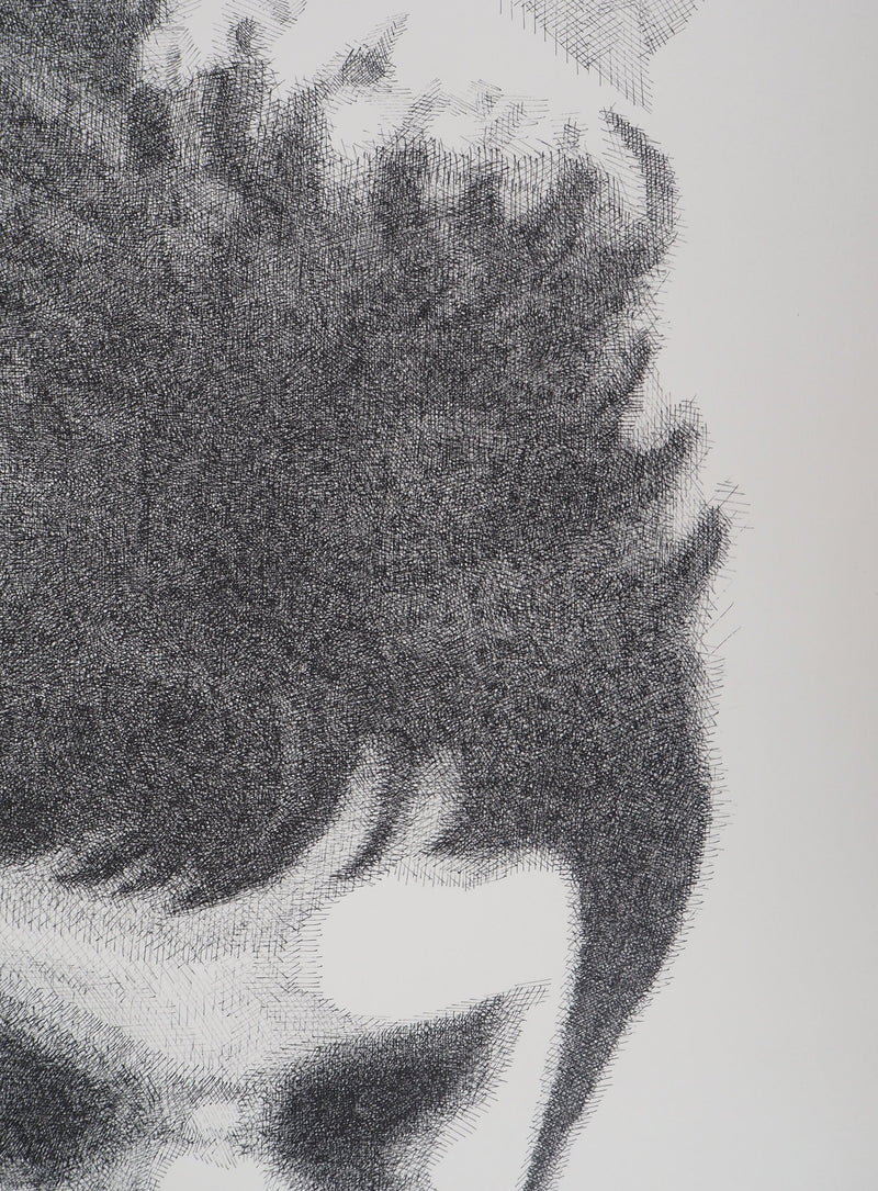 Robert RIOU : Le cri, 1983 - Lithographie (détail)