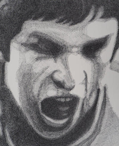 Robert RIOU : Le cri, 1983 - Lithographie (détail)
