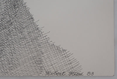 Robert RIOU : Le cri, 1983 - Lithographie (détail)