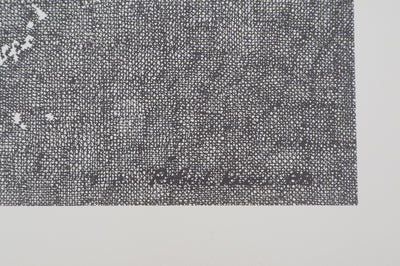 Robert RIOU : Portrait de Marie Curie, 1989 - Lithographie (détail)
