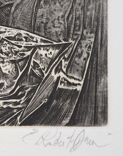 Eric ROBERT-AYME : Apogée surréaliste, 2001 - Gravure (détail)
