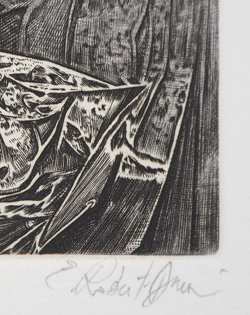 Eric ROBERT-AYME : Apogée surréaliste, 2001 - Gravure (détail)