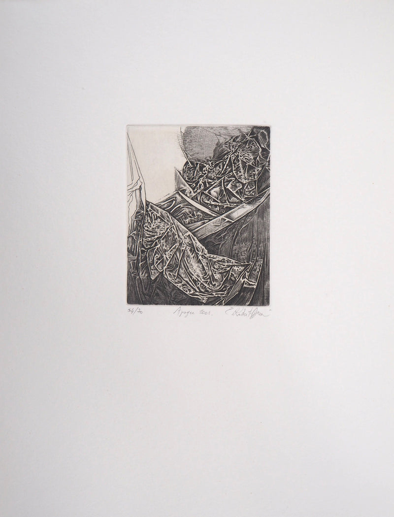 Eric ROBERT-AYME : Apogée surréaliste, 2001 - Gravure (détail)
