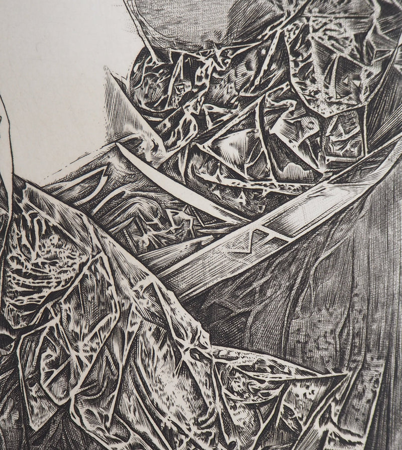 Eric ROBERT-AYME : Apogée surréaliste, 2001 - Gravure (détail)