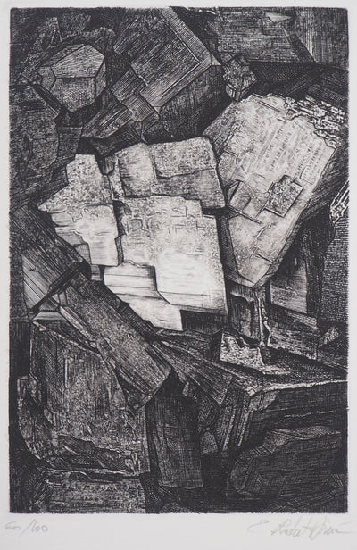 Eric ROBERT-AYME : Construction - Gravure