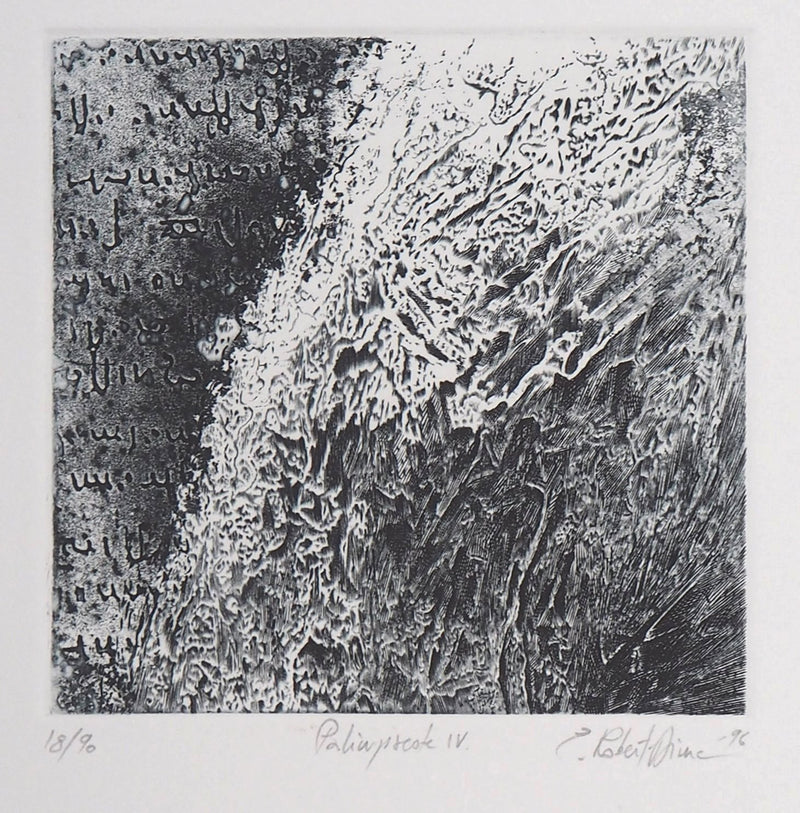 Eric ROBERT-AYME : Palimpseste giclé, 1996 - Gravure