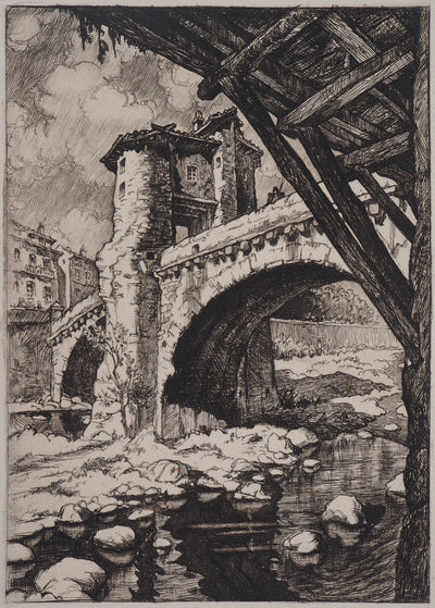 Maurice ROBERT : Lot de cinq gravures - Gravure (détail)