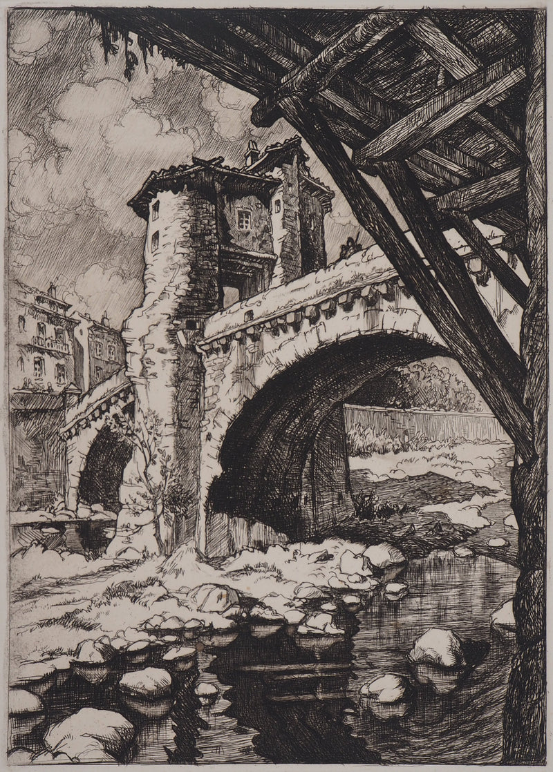 Maurice ROBERT : Lot de cinq gravures - Gravure (détail)