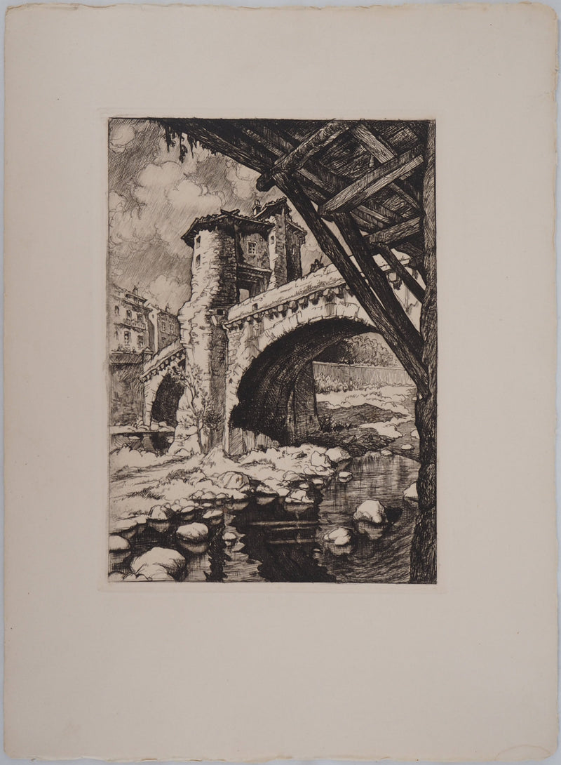 Maurice ROBERT : Lot de cinq gravures - Gravure (détail)