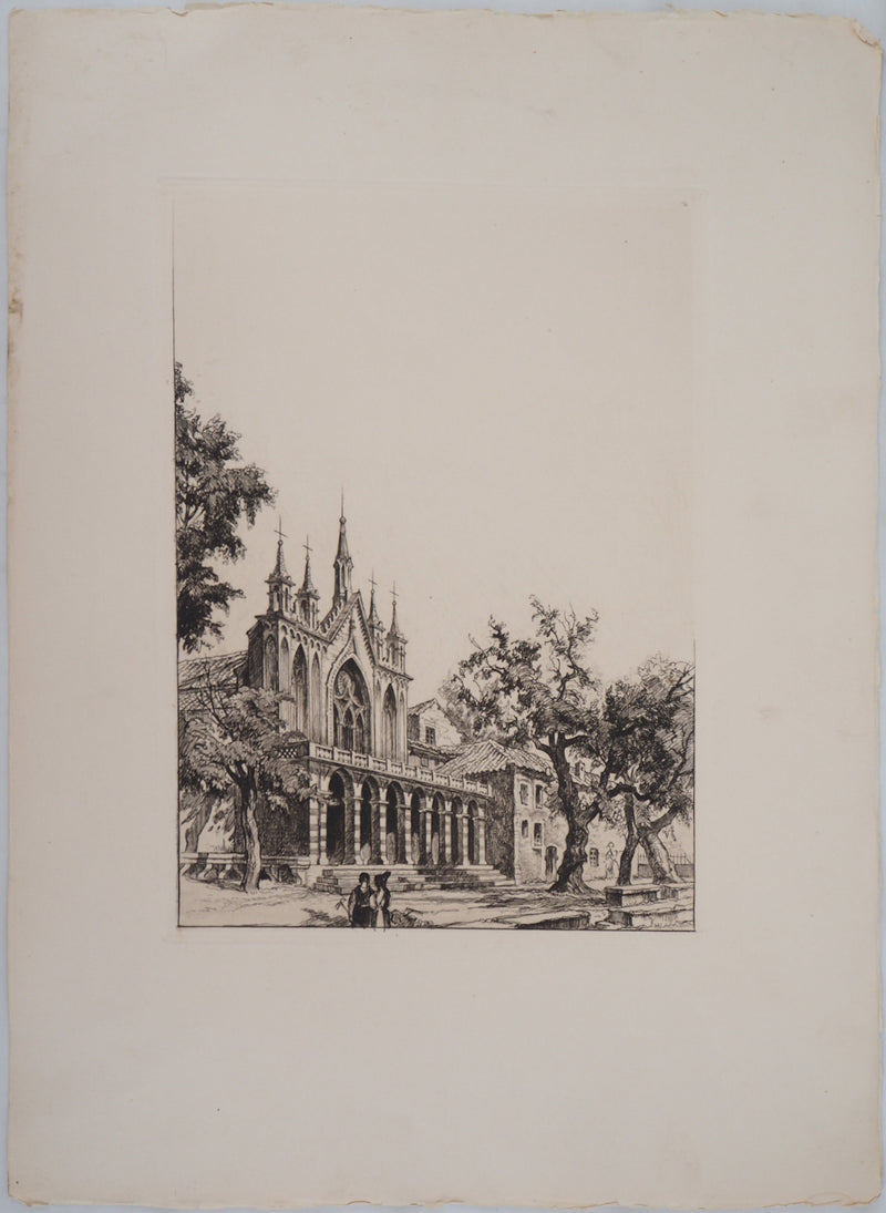 Maurice ROBERT : Lot de cinq gravures - Gravure (détail)