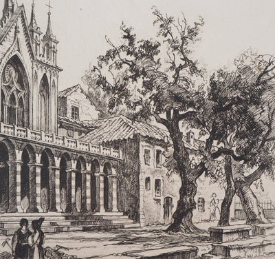 Maurice ROBERT : Lot de cinq gravures - Gravure (détail)