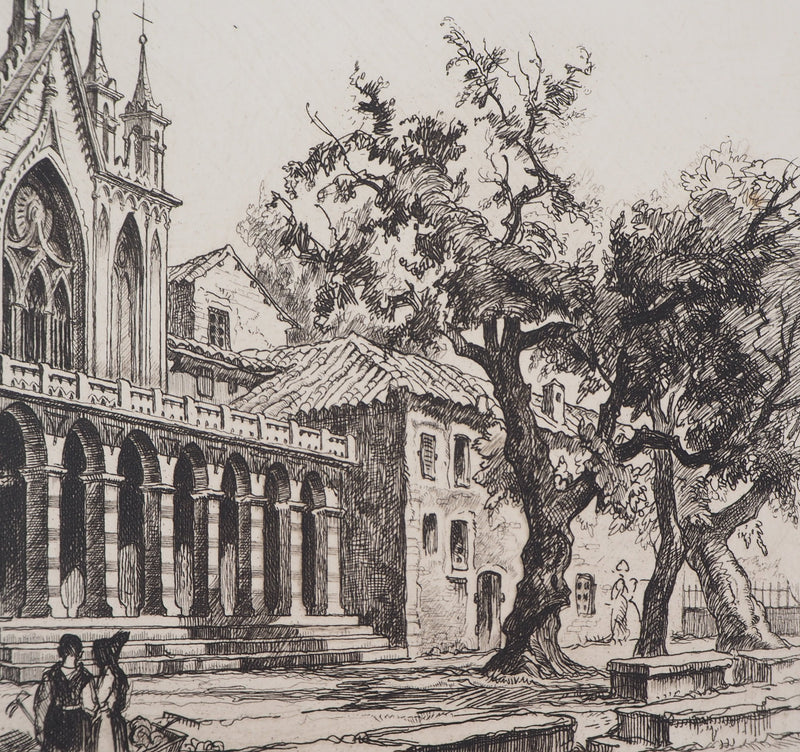 Maurice ROBERT : Lot de cinq gravures - Gravure (détail)
