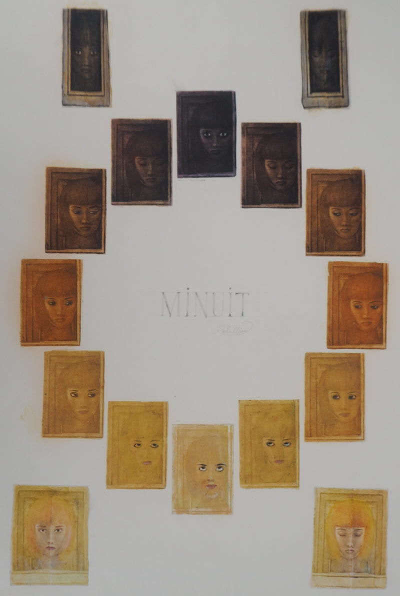 Christian ROBILLIARD : Minuit  - Gravure