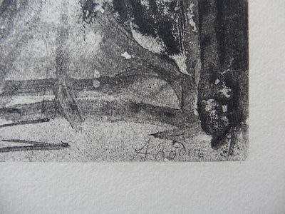 Auguste RODIN : La Liberté, 1897 - Gravure (détail)
