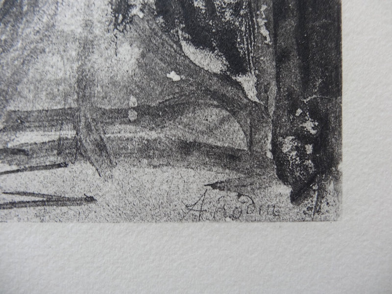 Auguste RODIN : La Liberté, 1897 - Gravure (détail)