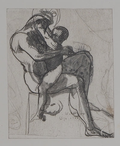 Auguste RODIN : Le jeu - Héliogravure