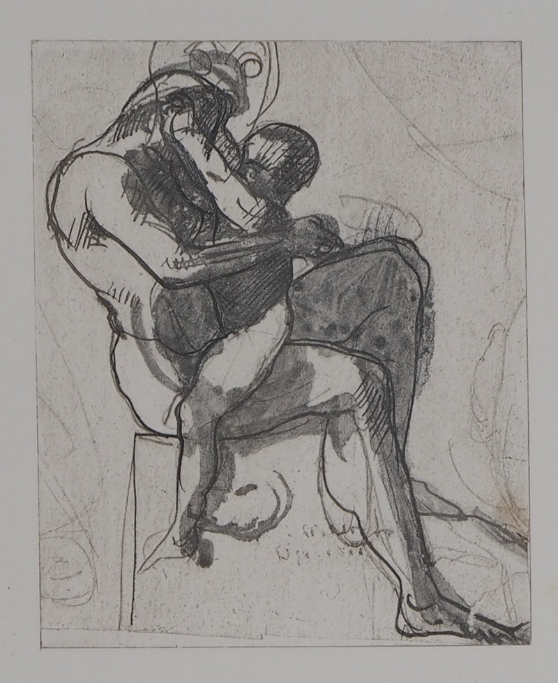 Auguste RODIN : Le jeu - Héliogravure