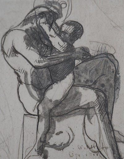 Auguste RODIN : Le jeu - Héliogravure (détail)