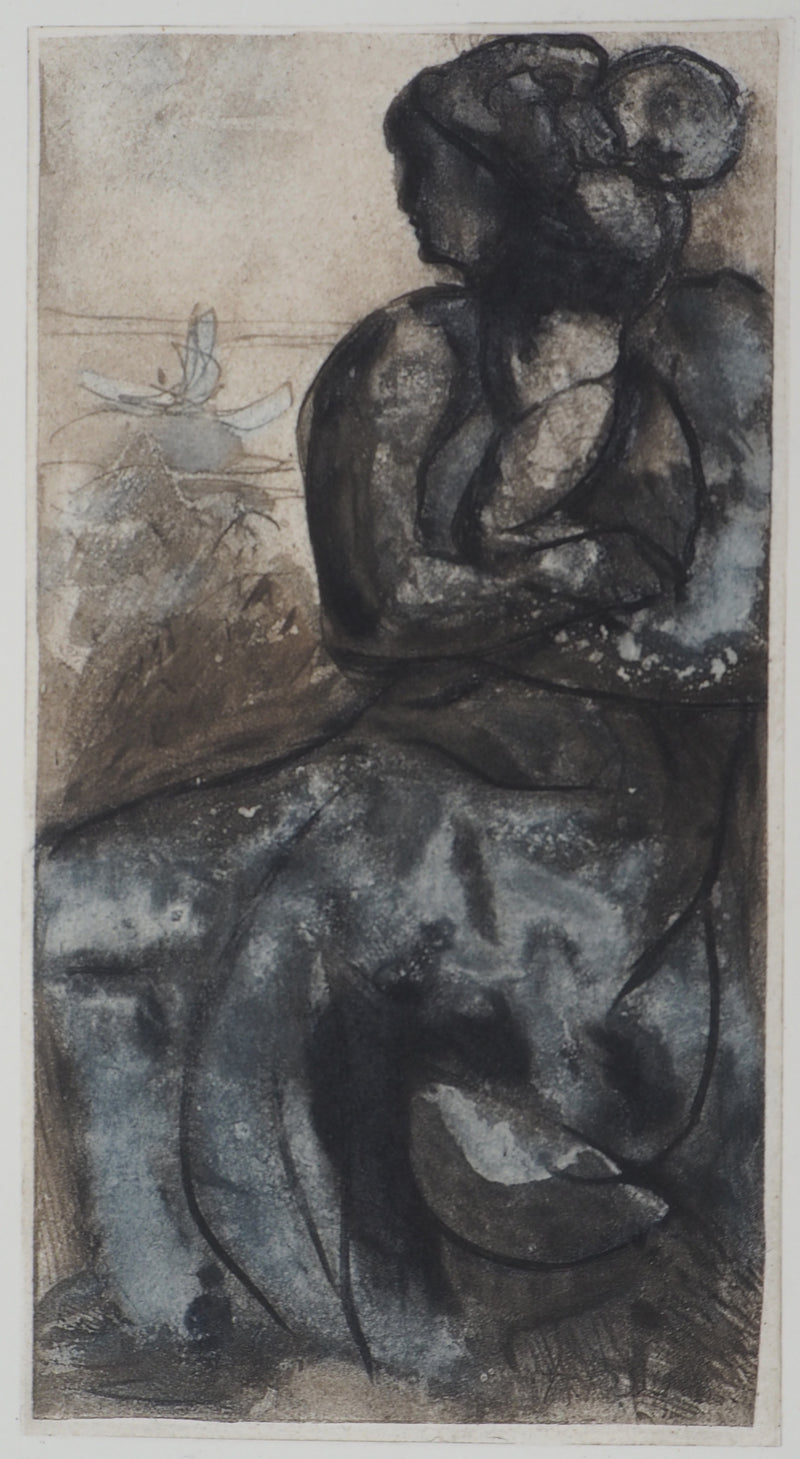 Auguste RODIN : Étreinte maternelle, 1897 - Héliogravure