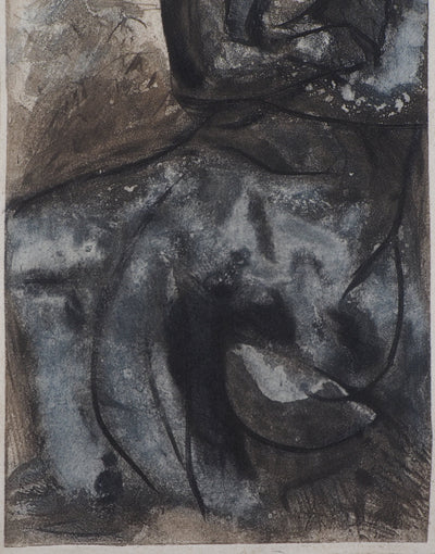 Auguste RODIN : Étreinte maternelle, 1897 - Héliogravure (détail)