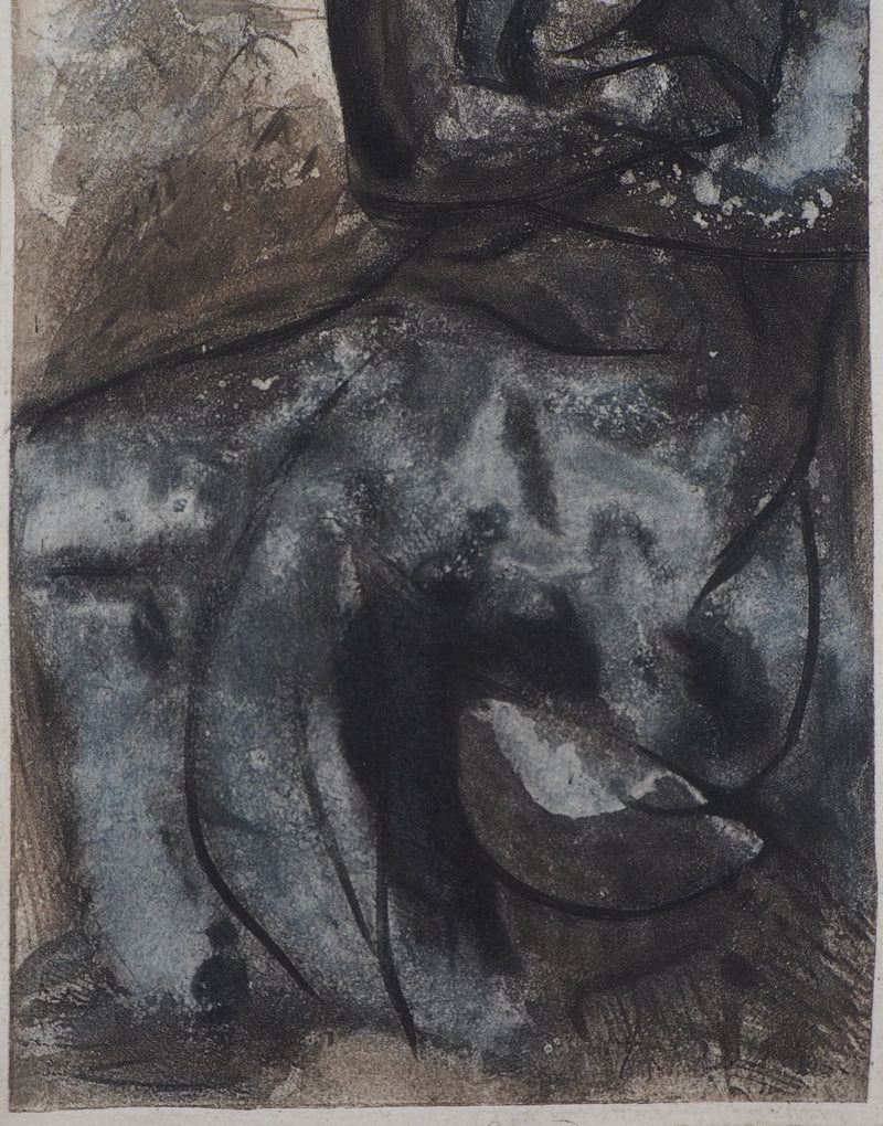 Auguste RODIN : Étreinte maternelle, 1897 - Héliogravure (détail)
