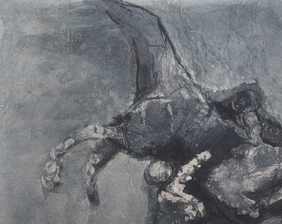 Auguste RODIN : L'Amour - Héliogravure (détail)