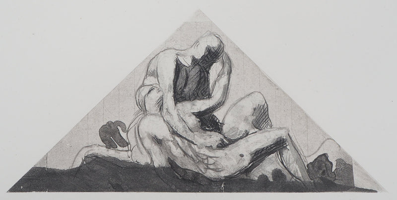 Auguste RODIN : Bacchanale - Héliogravure