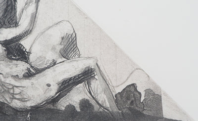 Auguste RODIN : Bacchanale - Héliogravure (détail)