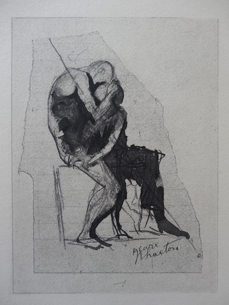 Auguste RODIN : Le baiser, 1897 - Héliogravure