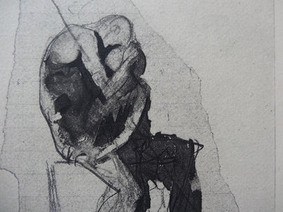 Auguste RODIN : Le baiser, 1897 - Héliogravure (détail)