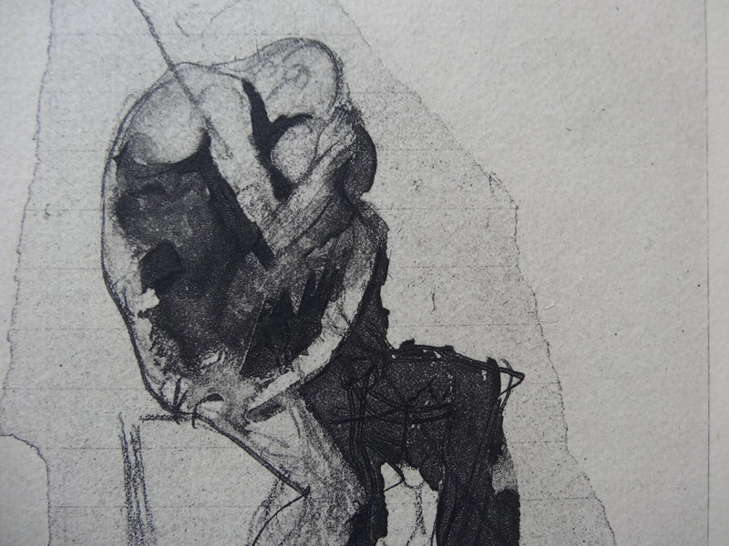 Auguste RODIN : Le baiser, 1897 - Héliogravure (détail)