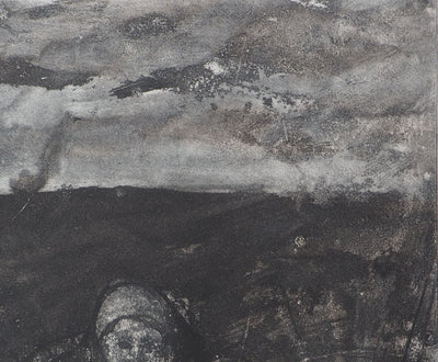 Auguste RODIN : La barque de Caron, 1897 - Héliogravure (détail)