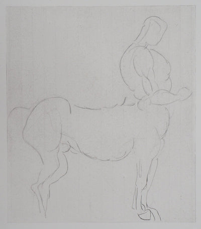 Auguste RODIN : Centaure - Héliogravure