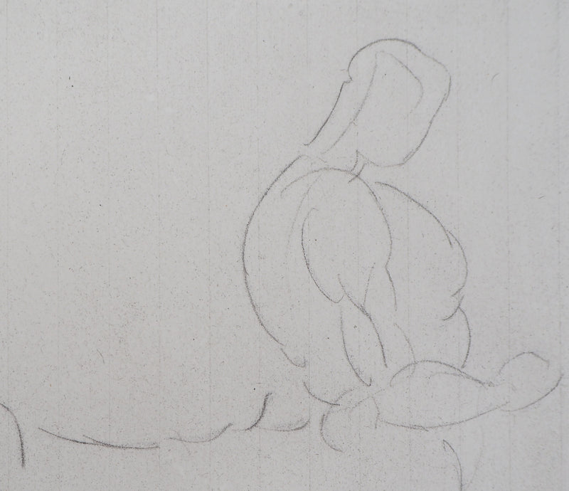 Auguste RODIN : Centaure - Héliogravure (détail)