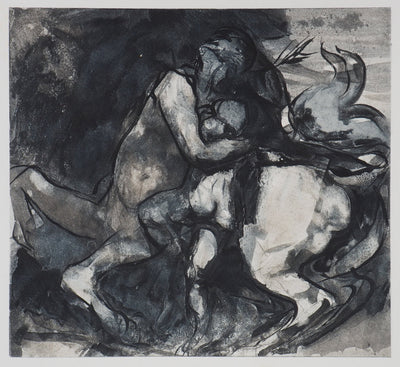 Auguste RODIN : Centaure et enfant - Héliogravure