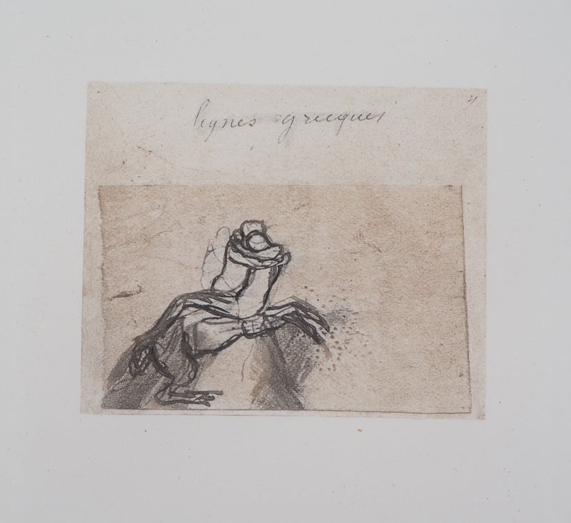 Auguste RODIN : Centaure enlevant une femme - Héliogravure