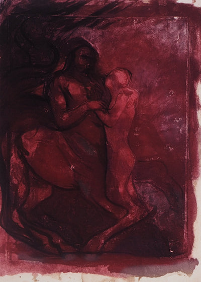 Auguste RODIN : Les centaures - Héliogravure