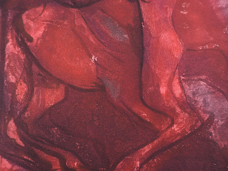 Auguste RODIN : Les centaures - Héliogravure (détail)