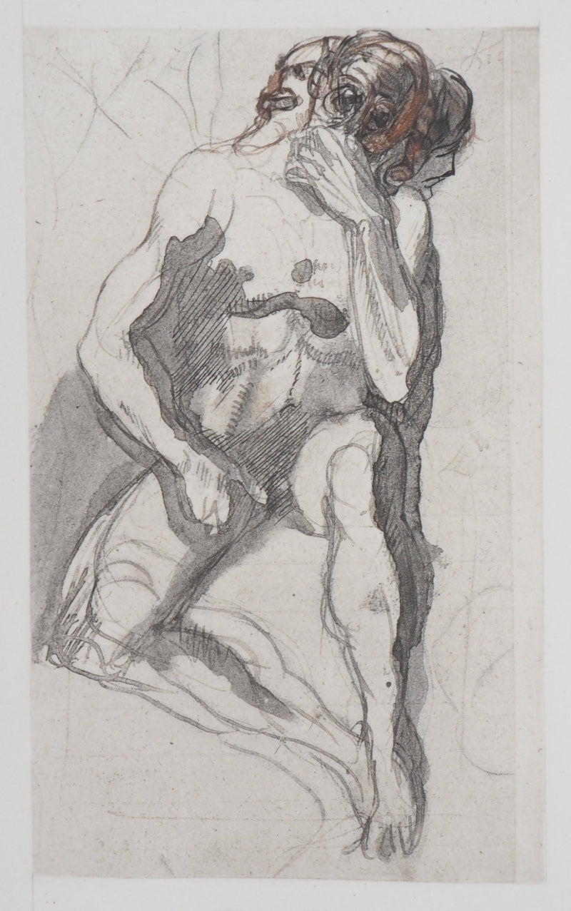 Auguste RODIN : Cerbère - Héliogravure