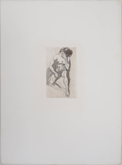 Auguste RODIN : Cerbère - Héliogravure (détail)