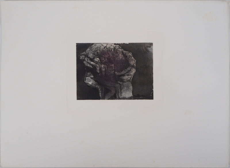 Auguste RODIN : La création - Héliogravure (détail)
