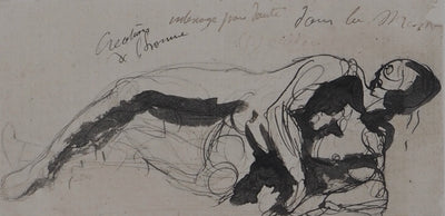 Auguste RODIN : Création de l'homme - Héliogravure