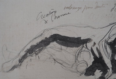 Auguste RODIN : Création de l'homme - Héliogravure (détail)
