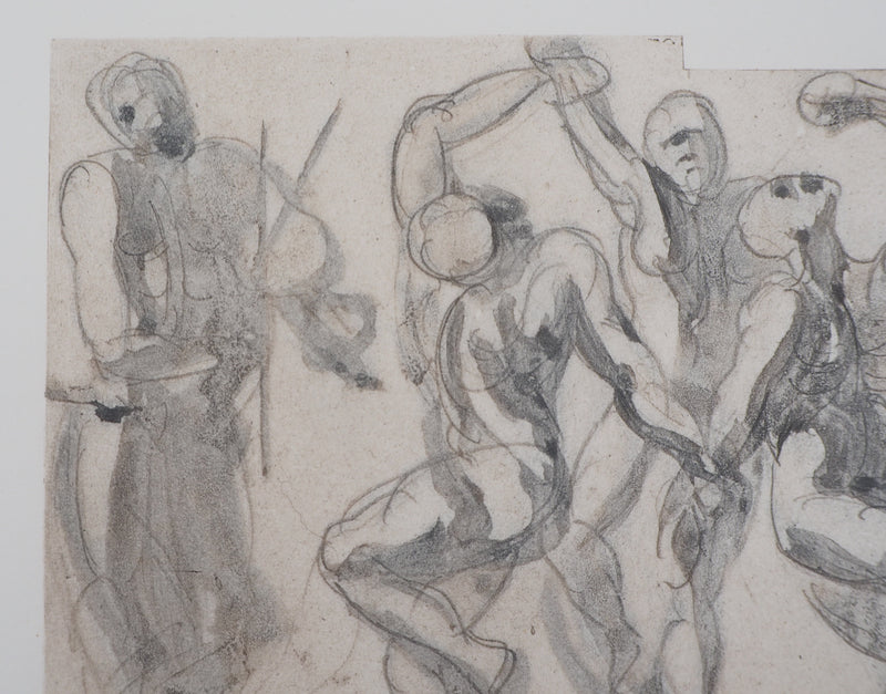 Auguste RODIN : Danse - Héliogravure (détail)