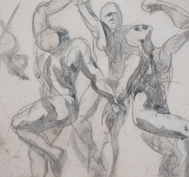 Auguste RODIN : Danse - Héliogravure (détail)