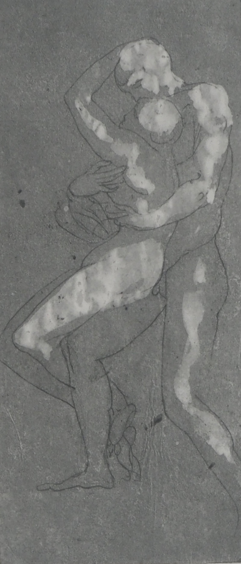 Auguste RODIN : La danse des amoureux - Héliogravure
