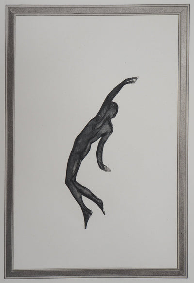 Auguste RODIN : Démon dans l'espace - Héliogravure