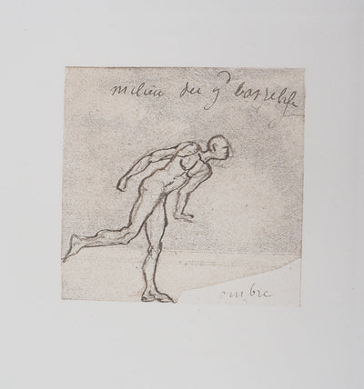 Auguste RODIN : Démon et ombre - Héliogravure (détail)
