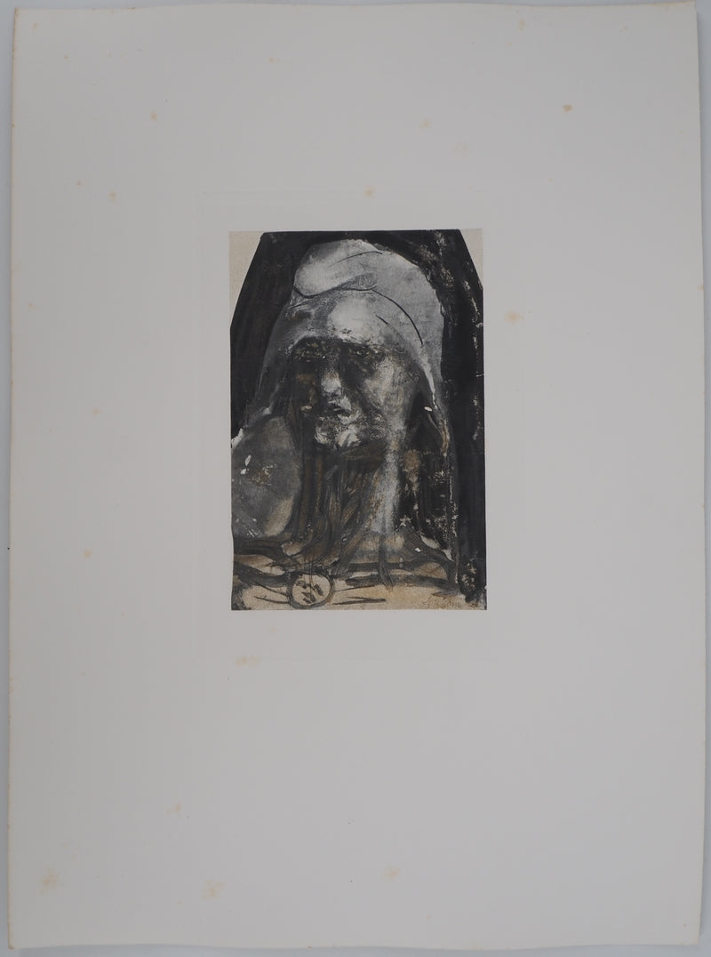 Auguste RODIN : La doyenne, 1897 - Héliogravure (détail)