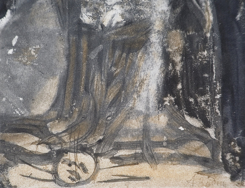 Auguste RODIN : La doyenne, 1897 - Héliogravure (détail)